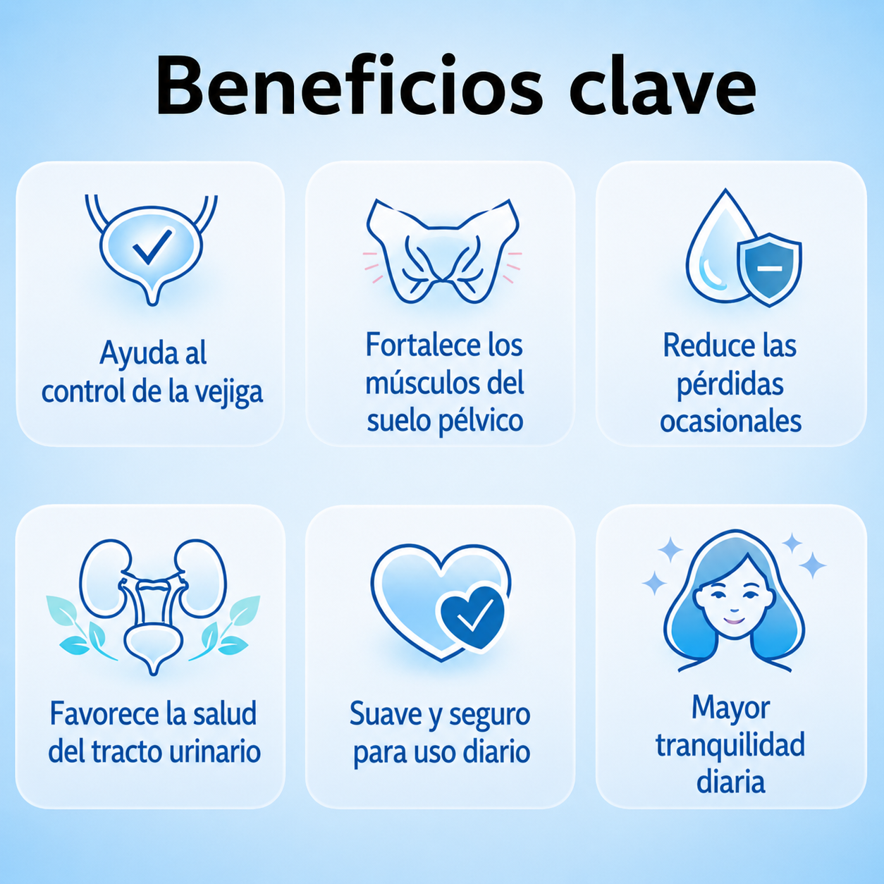 UroControl — Apoyo natural para el control de la vejiga, la urgencia y los viajes nocturnos al baño