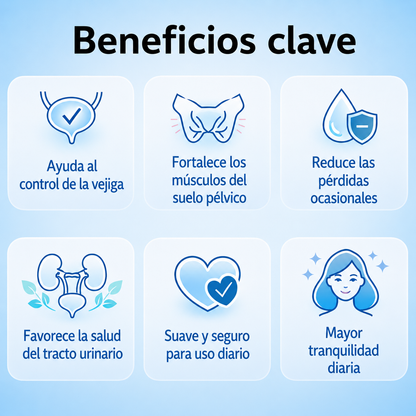 UroControl — Apoyo natural para el control de la vejiga, la urgencia y los viajes nocturnos al baño