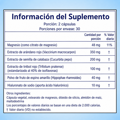 UroControl — Apoyo natural para el control de la vejiga, la urgencia y los viajes nocturnos al baño