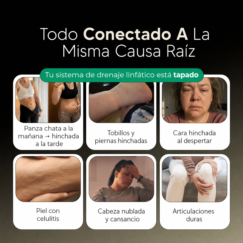 Nueva Fórmula de Máxima Concentración — Cápsulas de Drenaje Linfático by Zent™